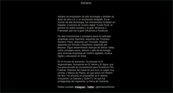 Desktop Screenshot of adriano.com