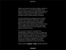 Tablet Screenshot of adriano.com